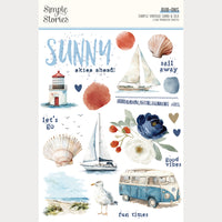 Simple Vintage Sand & Sea - Simple Stoires Rub Ons