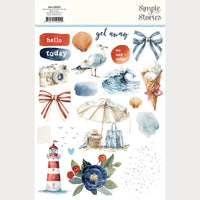 Simple Vintage Sand & Sea - Simple Stoires Rub Ons
