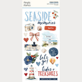 Simple Vintage Sand & Sea - Simple Stories Foam Stickers