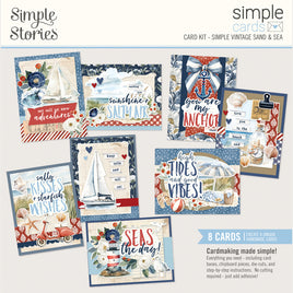 Simple Vintage Sand & Sea - Simple Stories Simple Cards Card Kit