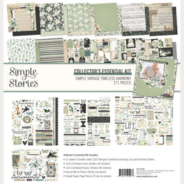 Vintage Timeless Harmony - Simple Stories Collector's Essential Kit 12"X12"