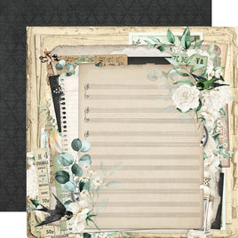 Unscripted - Simple Stories Timeless Harmony Double-Sided Paper 12"X12"