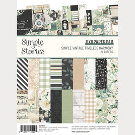 Vintage Timeless Harmony - Simple Stories Paper Pad 6"X8"