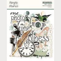 Vintage Timeless Harmony - Simple Stories Bits & Pieces Die Cuts