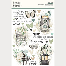 Vintage Timeless Harmony - Simple Stories Rub Ons
