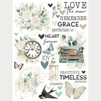 Vintage Timeless Harmony - Simple Stories Rub Ons