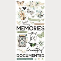 Vintage Timeless Harmony - Simple Stories Foam Stickers
