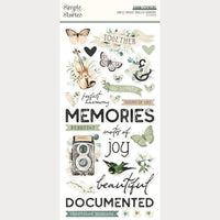 Vintage Timeless Harmony - Simple Stories Foam Stickers
