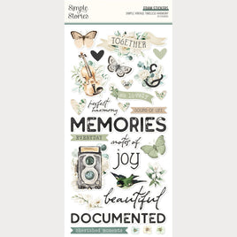 Vintage Timeless Harmony - Simple Stories Foam Stickers