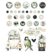 Vintage Timeless Harmony - Simple Stories Adhesive Brads