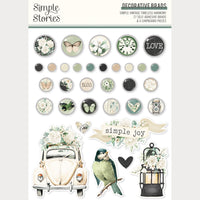 Vintage Timeless Harmony - Simple Stories Adhesive Brads