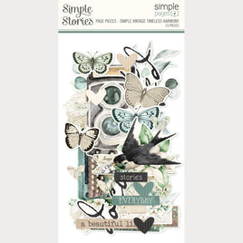 Vintage Timeless Harmony - Simple Stories Simple Page Pieces Die Cuts