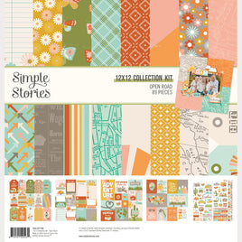 Open Road - Simple Stories Collection Kit 12"X12"