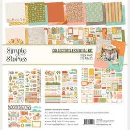Open Road - Simple Stories Collector's Essential Kit 12"X12"