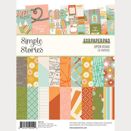 Open Road - Simple Stories Paper Pad 6"X8"