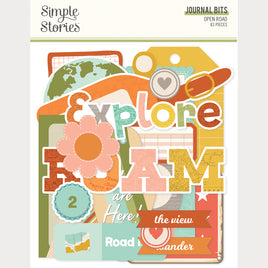 Open Road - Simple Stoires Journal Bits & Pieces Die Cuts