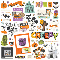 Say Cheese Classic Mouse Halloween - Chipboard Pieces