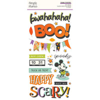 Say Cheese Classic Mouse Halloween - Foam Stickers