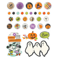 Say Cheese Classic Mouse Halloween - Decorative Brads