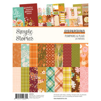 Pumpkins & Plaid - 6x8 Pad