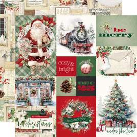 Simple Vintage Old-Fashioned Christmas - Combo Elements