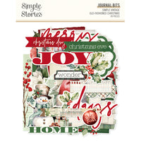 Simple Vintage Old-Fashioned Christmas - Journal Bits & Pieces