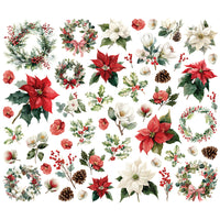 Simple Vintage Old-Fashioned Christmas - Floral Bits & Pieces