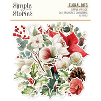 Simple Vintage Old-Fashioned Christmas - Floral Bits & Pieces