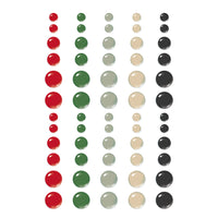 Simple Vintage Old-Fashioned Christmas - Glossy Enamel Dots