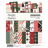 Mistletoe & Holly - 6x8 Pad