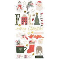 Mistletoe & Holly - Foam Stickers