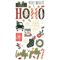 Mistletoe & Holly - Foam Stickers
