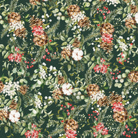 Simple Vintage Evergreen Memories - Pine & Petals