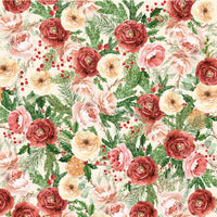 Simple Vintage Evergreen Memories - Frosted Blooms