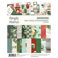 Simple Vintage Evergreen Memories - 6x8 Pad