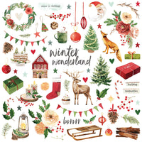 Simple Vintage Evergreen Memories - Chipboard Pieces