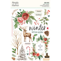 Simple Vintage Evergreen Memories - Rub Ons