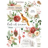 Simple Vintage Evergreen Memories - Rub Ons