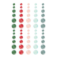 Simple Vintage Evergreen Memories - Glitter Enamel Dots