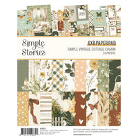 Simple Vintage Cottage Charm - 6x8 Pad