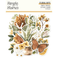 Simple Vintage Cottage Charm - Floral Bits & Pieces