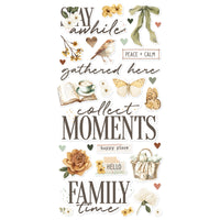 Simple Vintage Cottage Charm - Foam Stickers