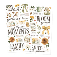 Simple Vintage Cottage Charm - Foam Stickers