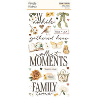 Simple Vintage Cottage Charm - Foam Stickers