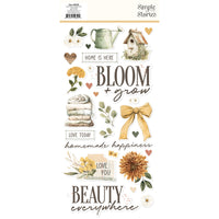 Simple Vintage Cottage Charm - Foam Stickers