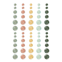 Simple Vintage Cottage Charm - Glitter Enamel Dots