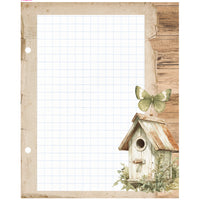 Simple Vintage Cottage Charm - SN@P! 6x8 Binder Inserts