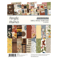 Simple Vintage Trunk Show - 6x8 Pad