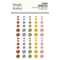 Simple Vintage Trunk Show - Glossy Enamel Dots