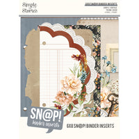 Simple Vintage Trunk Show - SN@P! 6x8 Binder Inserts